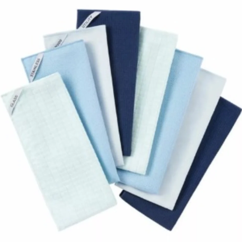 Town & Country Microfiber Cleaning Cloths - 8-piece Set - Multi-colors - 18" X 28" @HOG - Home, Office, Garden, Online Marketplace