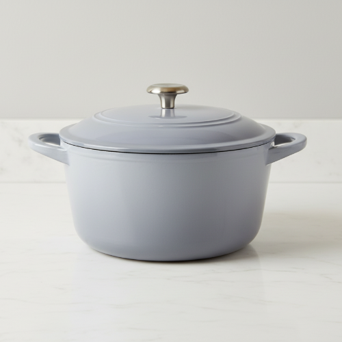 Tramontina Enameled Cast Iron 7-Quart Dutch Oven – Light Grey with Stainless Steel Knob @HOG - Home, Office, Garden, Online Marketplace