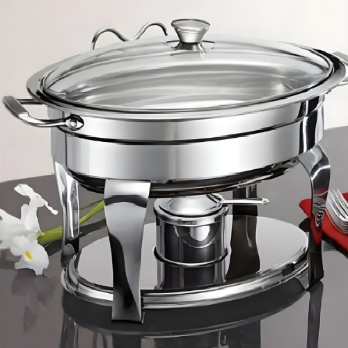 Tramontina Proline Stainless Steel Oval Chafing Dish - 4.2 Qt @HOG - Home, Office, Garden, Online Marketplace
