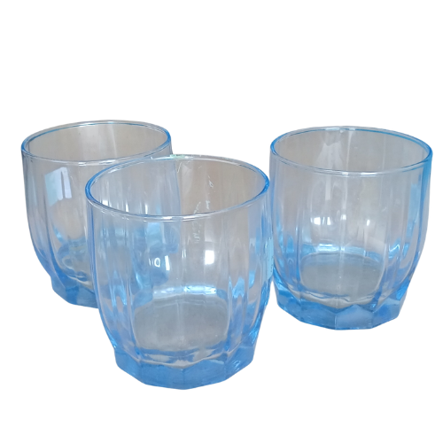 Transparent Blue Wine/Whisky Glass @HOG - Home, Office, Garden, Online Marketplace