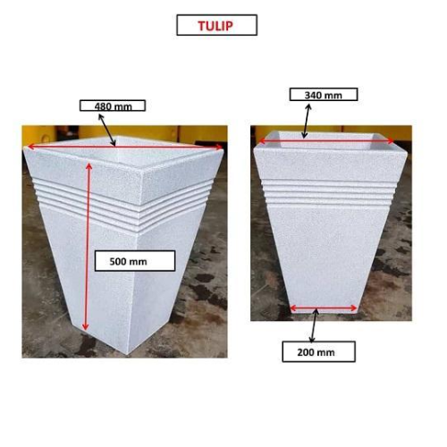 Tulip Flower Vase (Per Unit). @HOG - Home Office Garden Online Marketplace