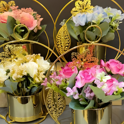 Golden Circle Rose Floral Arrangement