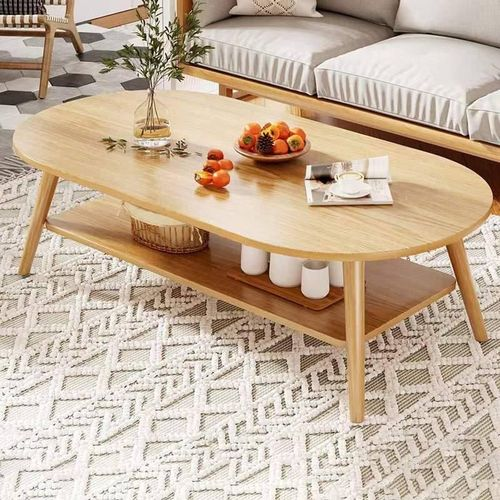 Luxury Style Wooden Center Table 120cm