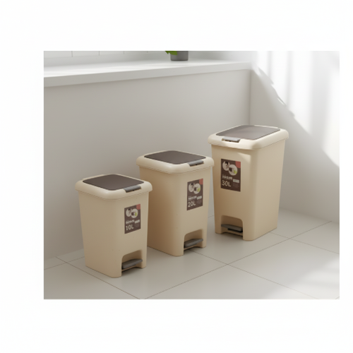 Pedal Waste Bin with Lid – 10L, 20L & 30L