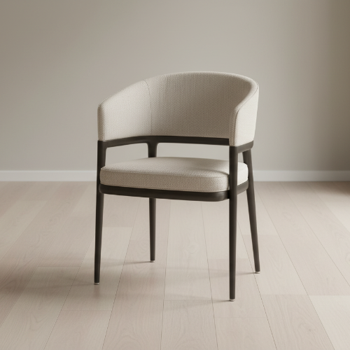 Upholstered Curved-Back Dining Chair @HOG - Home, Office, Garden, Online Marketplace