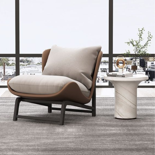 Upholstered Lounge Chair with Contrasting Frame @HOG - Home, Office, Garden, Online Marketplace