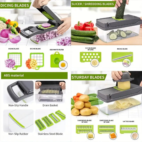 Vegetables Slicer 14 Piece. Home Office Garden | HOG-HomeOfficeGarden | online marketplace