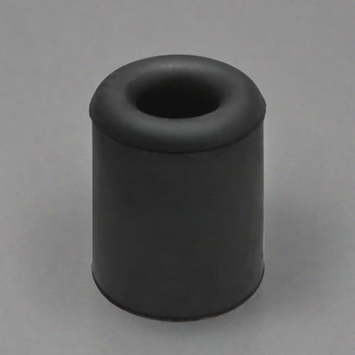 Wall or Floor Mounted Round Rubber Door Stopper - Black. @HOG - Home Office Garden Online Marketplace