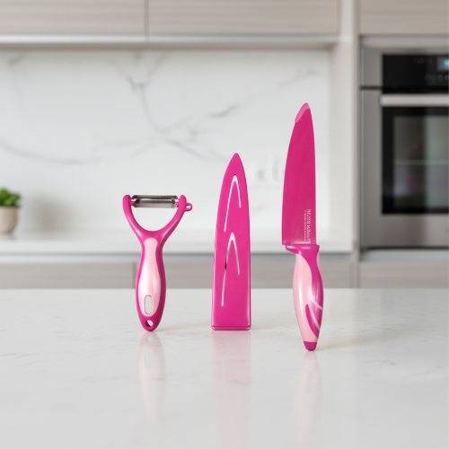 Waltmann And Sohn Stainless Steel Knife - Scraper And Cutting Board - 4 Pieces @HOG - Home, Office, Garden, Online Marketplace