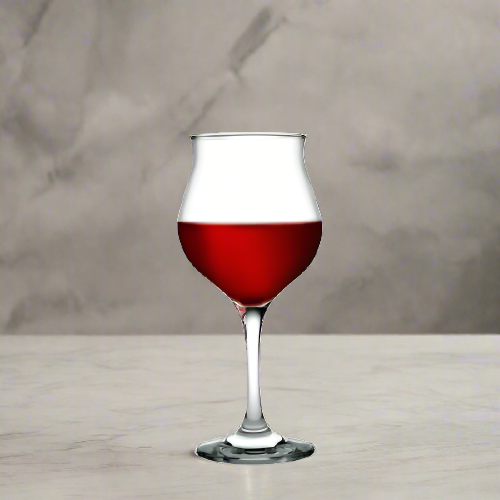 Wavy Stemware Glass (Red) (6pcs) 370cc. @HOG - Home Office Garden Online Marketplace