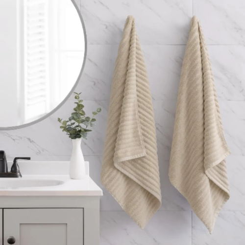 Welhome Bath Towel- 1 Soft Towel- Beige @HOG - Home, Office, Garden, Online Marketplace