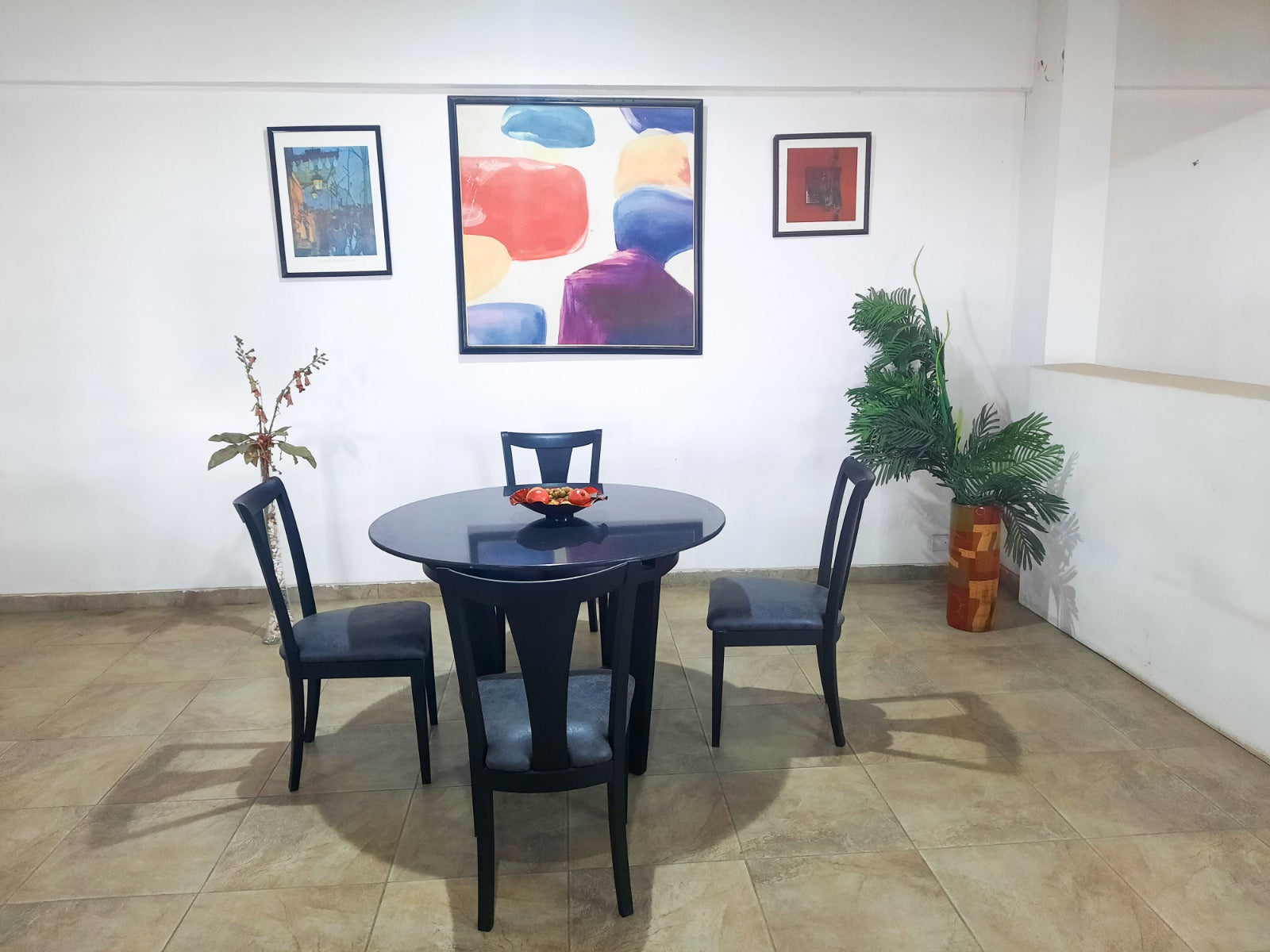 Marble Top Dining Set ( Black ) Home Office Garden | HOG-HomeOfficeGarden | online marketplace