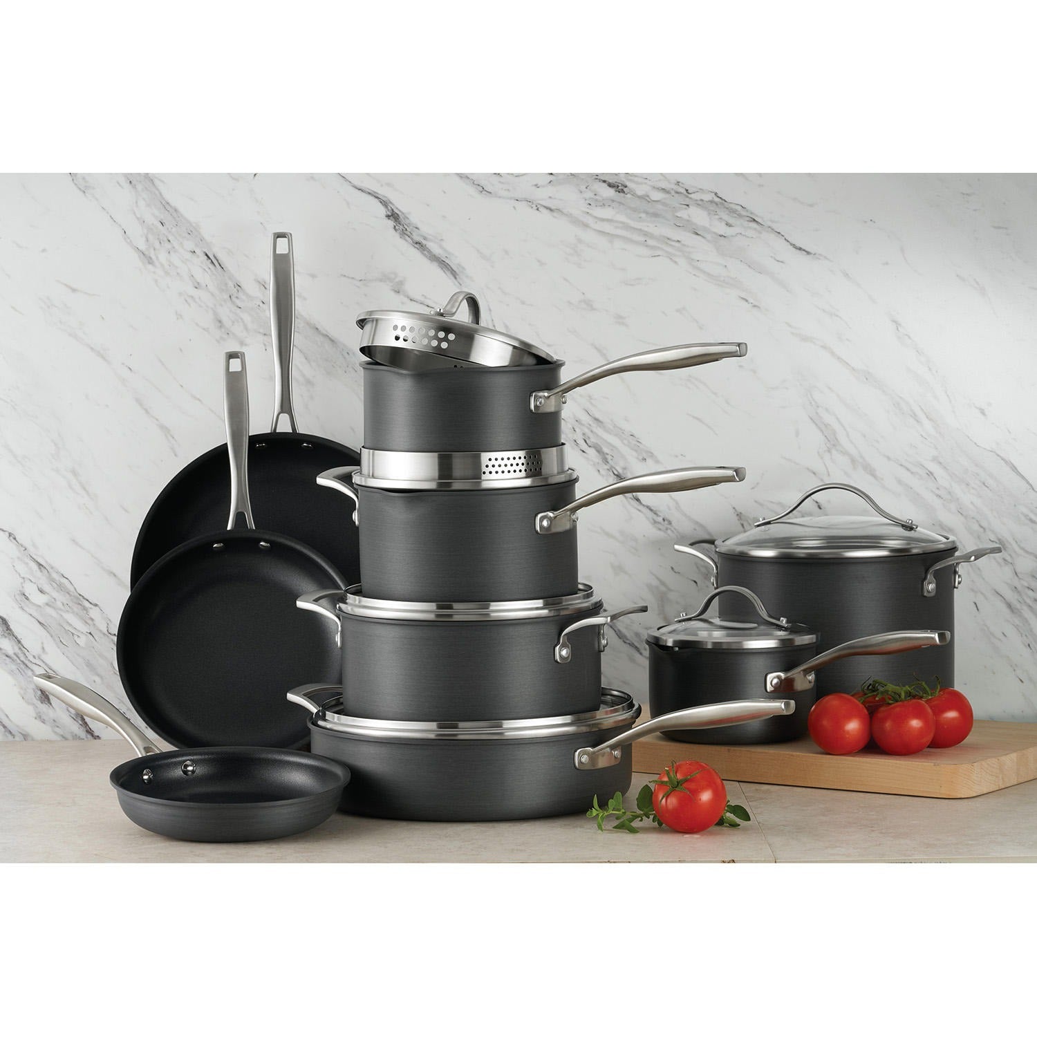 Member's Mark 15-Piece Hard Anodized Aluminum Cookware Set Home, Office, Garden online marketplace