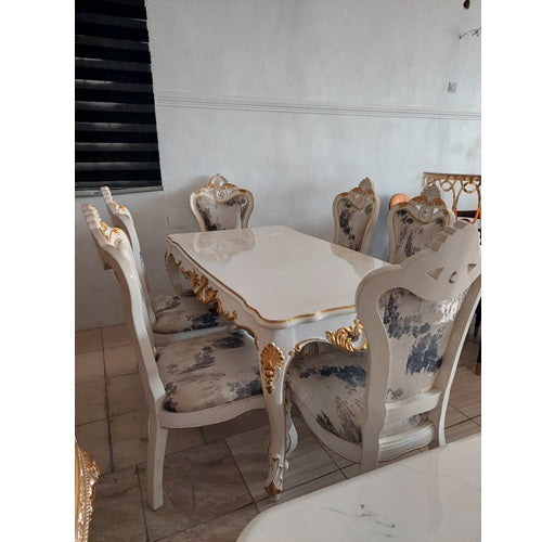 6 Seater Dining Set- White Home Office Garden | HOG-Home. Office. Garden | online marketplace
