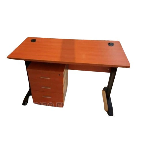 Teburin ofishi 4 ƙafa tare da Drawers-Cherry 3