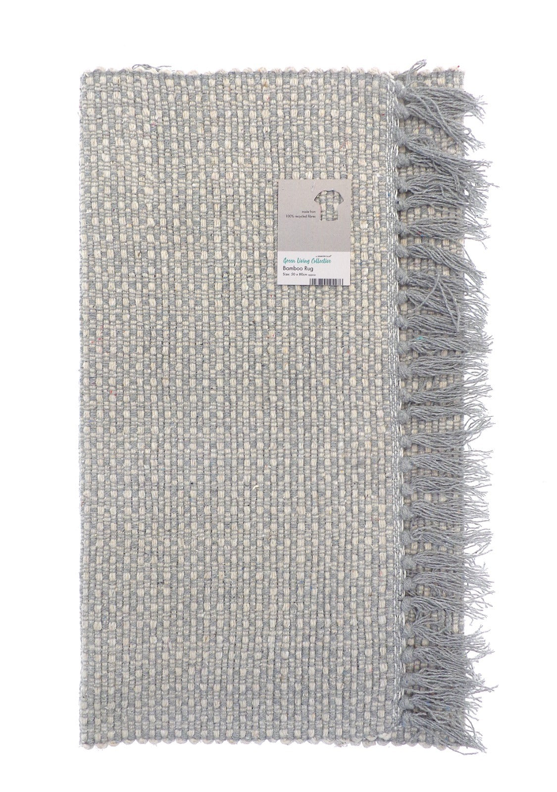 Green Living Collective Bamboo Design Rug – 50 x 80 cm