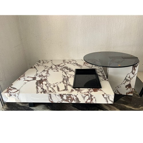 Marble Diamond Cut Coffee Table