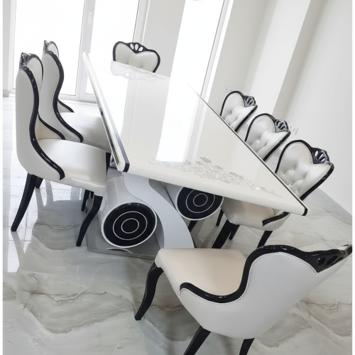 White Gloss Modern Dining Set @HOG - Home, Office, Garden, Online Marketplace