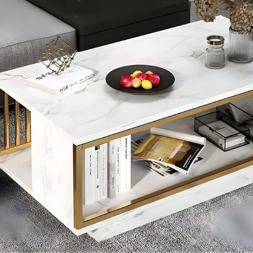 White Marble Coffee Table. @HOG - Home Office Garden Online Marketplace