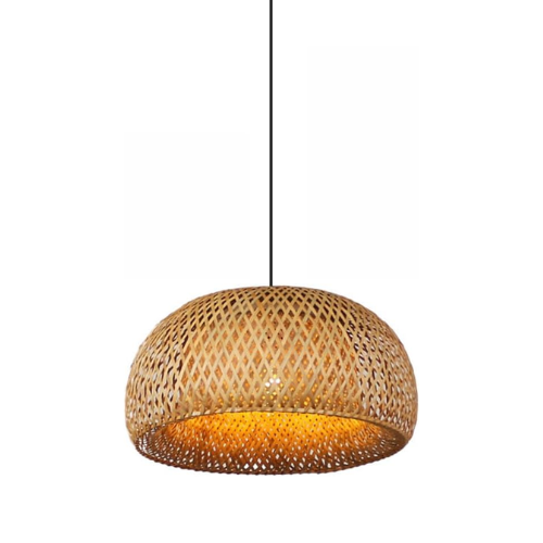 Woven Rattan Droplight