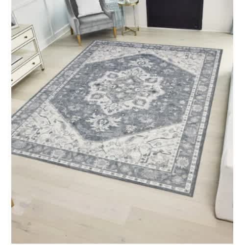 Wyatt & Ash Washable Indoor Area Rug- Darya. Home Office Garden | HOG-HomeOfficeGarden | online marketplace