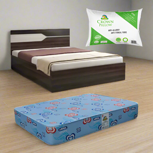 Yariko Grand Sleep Set – 6ft x 4.5ft Bedframe, Mattress & Pillow Collection. Home Office Garden | HOG-HomeOfficeGarden | online marketplace