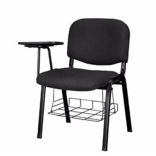 Lecture Chair Fabric with Book Rack