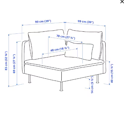 Elinge Corner Sofa Set
