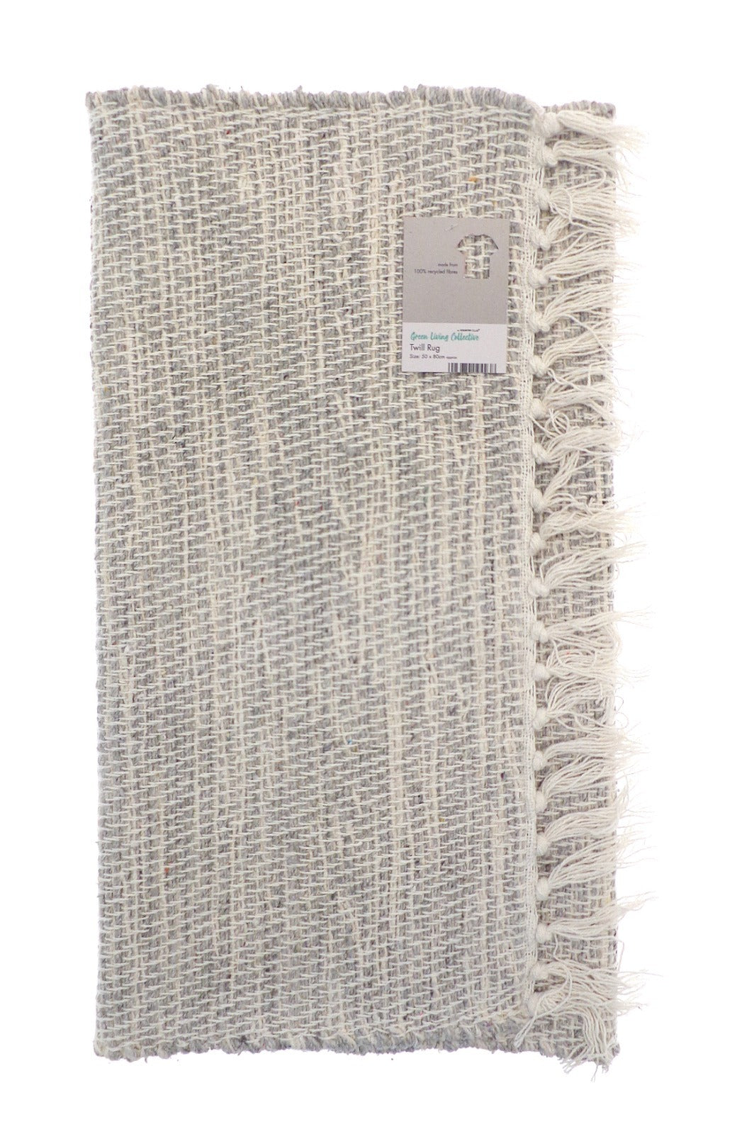 Green Living Collective Twill Design Rug – 50 x 80 cm