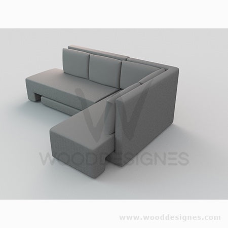 Terry Convertible Sofa Grey Order now @ HOG online marketplace