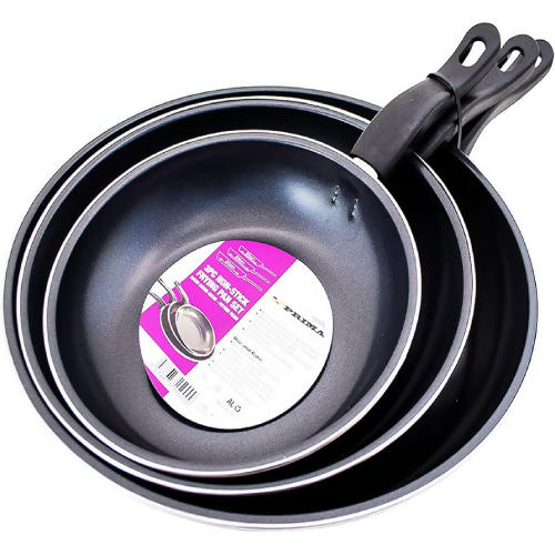 Prima 3pc Non Stick Fry Pan Set