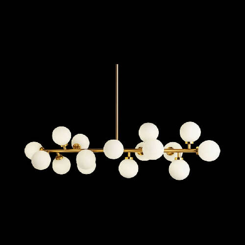 Molecule Dining Room Over Island Lighting Opal Glass 16 Lights HOG-Home Office Garden online marketplace.