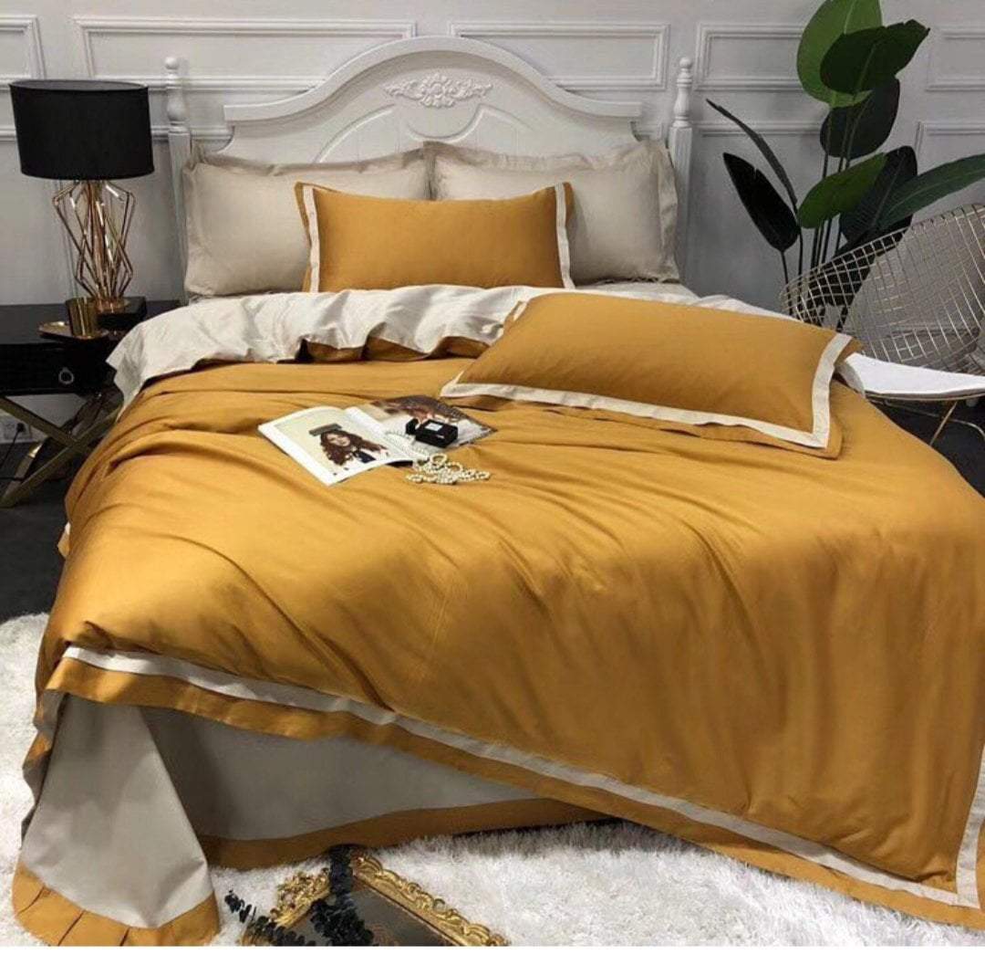 10pc-bedding-set-with-duvet-covers-6-pillow-cases-yellow Home Office Garden | HOG-HomeOfficeGarden | HOG-Home.Office.Garden
