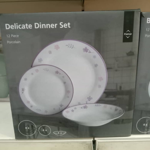 12pc Delicate Dinner Set @HOG - Home Office Garden Online Marketplace