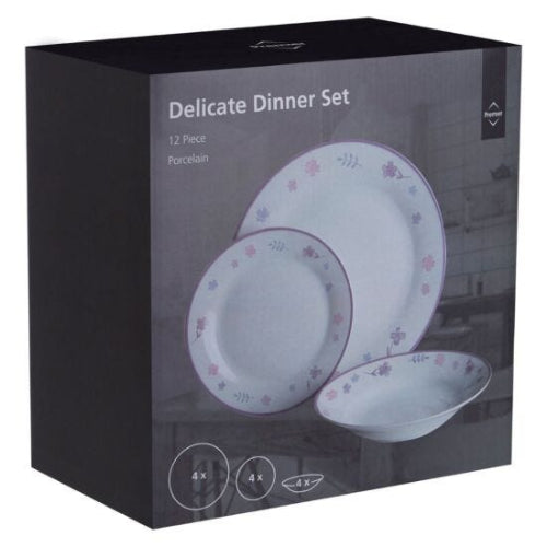 12pc Delicate Dinner Set @HOG - Home Office Garden Online Marketplace