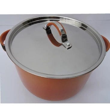 Inox Casserole Cookware - 24cm - Orange Home Office Garden | HOG-HomeOfficeGarden | online marketplace