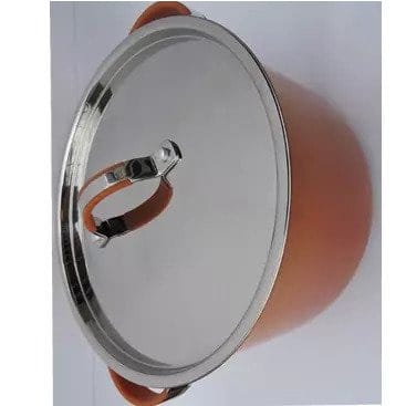 Inox Casserole Cookware - 24cm - Orange Home Office Garden | HOG-HomeOfficeGarden | online marketplace