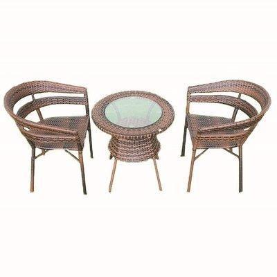 2 Seater Wicker Coffee Table and Chair Home Office Garden | HOG-HomeOfficeGarden | HOG-Home.Office.Garden