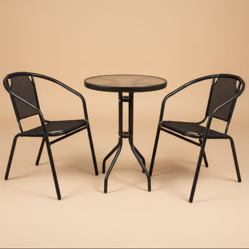 24in Patio Table + 2 chairs Home Office Garden | HOG-HomeOfficeGarden | HOG-Home.Office.Garden