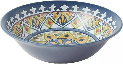 Mark Melamine Dinnerware Set - Olympus Medallion Art Deco - 18-piece Home, Office, Garden online marketplace