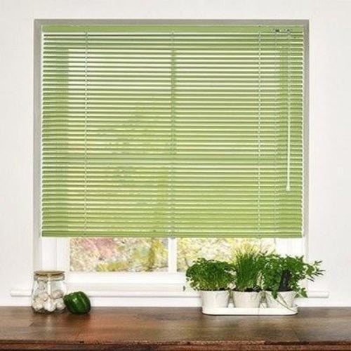 25mm Aluminium Venetian Blind - Green @HOG - Home Office Garden Online Marketplace