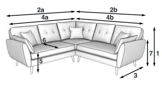 2 Piece 2 Arms Seater Zinc Sofa @HOG - Home Office Garden Online Marketplace
