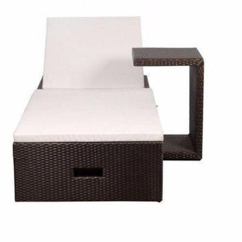 2 Piece Outdoor Poolside Patio Chaise Lounge Rattan Set. @HOG - Home Office Garden Online Marketplace