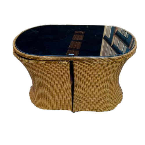 2 Seater Compact Rattan Furniture Set (Gold). @HOG - Home Office Garden Online Marketplace