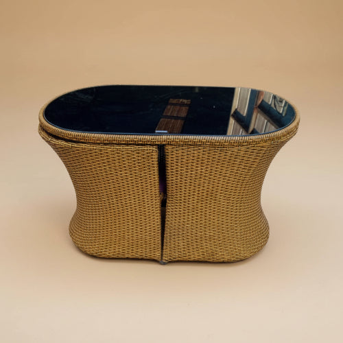 2 Seater Compact Rattan Furniture Set (Gold). @HOG - Home Office Garden Online Marketplace