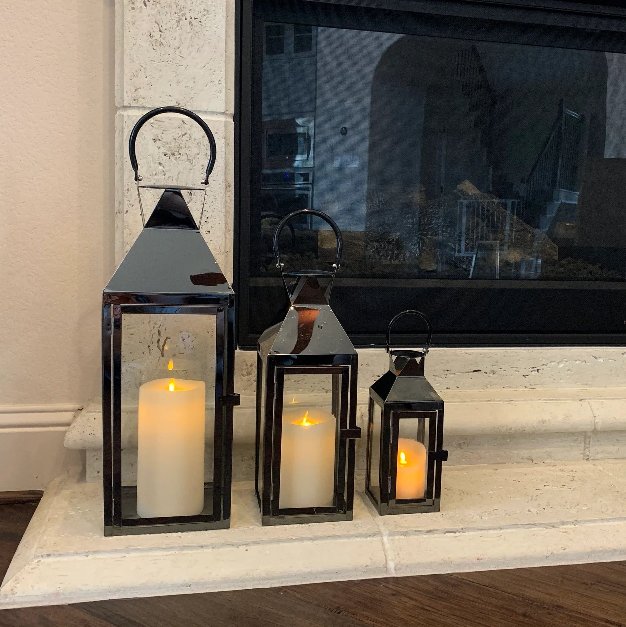 3-PC Hurricane Candle Lantern Set | HOG-Home. Office. Garden online marketplace