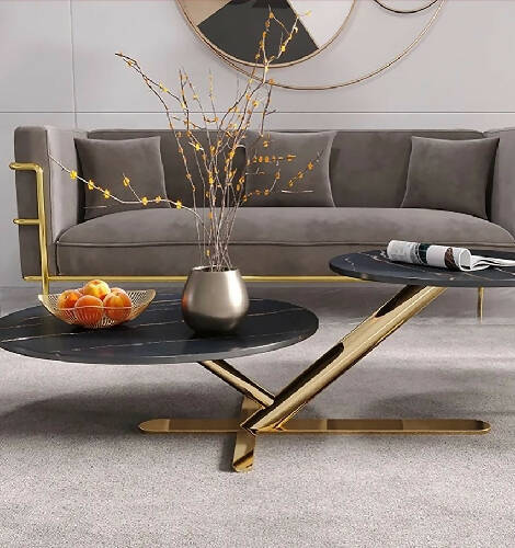 2-tiers Round Coffee Table