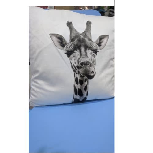 Tesco Giraffe Single Sided Print Throw Pillow Set Of 2 Home Office Garden | HOG-HomeOfficeGarden | online marketplace