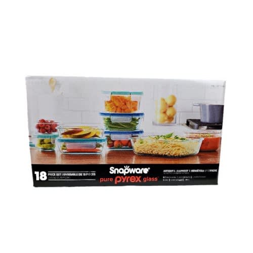 Snapware 18pcs Pyrex Glass