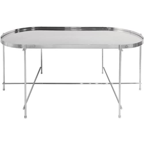 Oakland Chrome Oblong Coffee Table Home Office Garden | HOG-HomeOfficeGarden | HOG-Home.Office.Garden